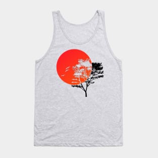 Tree at sunset Tank Top